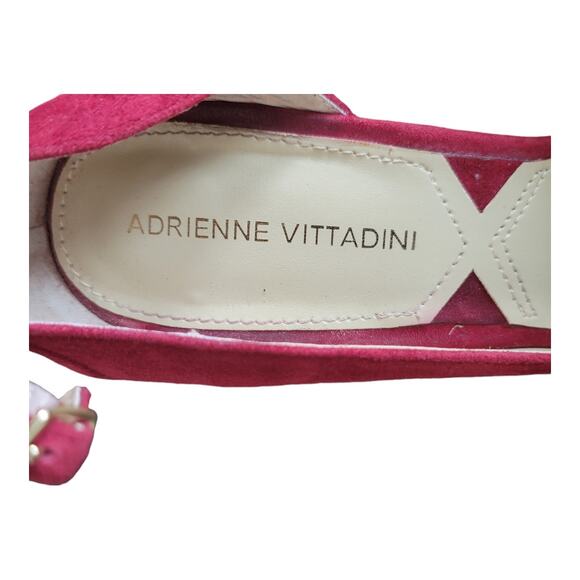 Adrienne Vittadini High Heels Pump Ankle Strap Pointed Toe Pink Women's US 7 - Picture 8 of 9